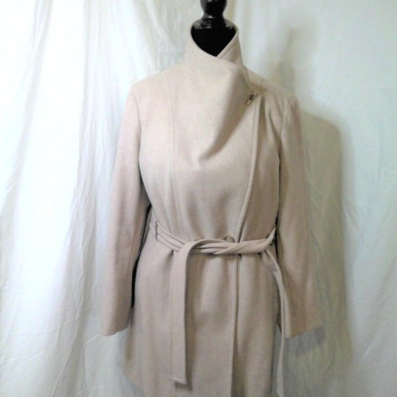 Calvin Klein Jackets & Blazers - Calvin Klein Over Coat with Metal Closure Accents Sandstone Size 2x
